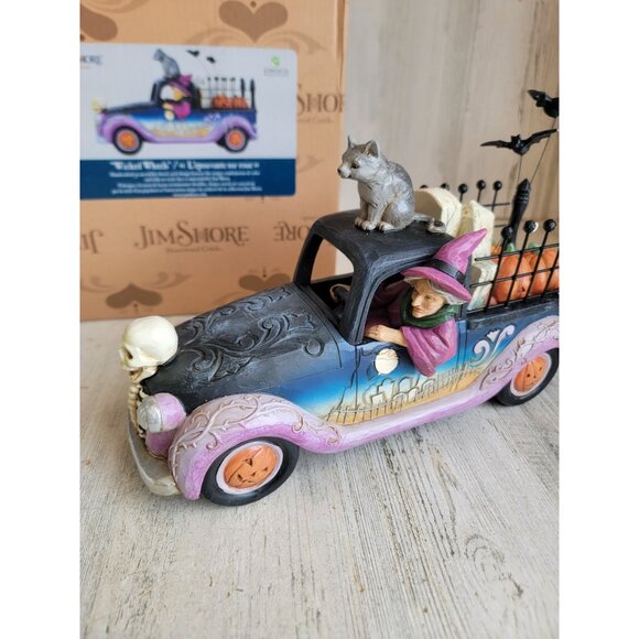 Jim shore NEW Wicked Wheels 6010674 NEW Enesco Halloween figure witch - Picture 2 of 8